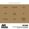 AK Interactive RC858 Dunkelgelb Nach Muster-Dark Yellow acc. to Sample 17 ml